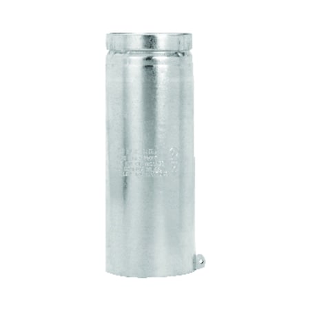 Selkirk Selkirk 4 in. D X 12 in. L Aluminum Round Gas Vent Pipe 184082